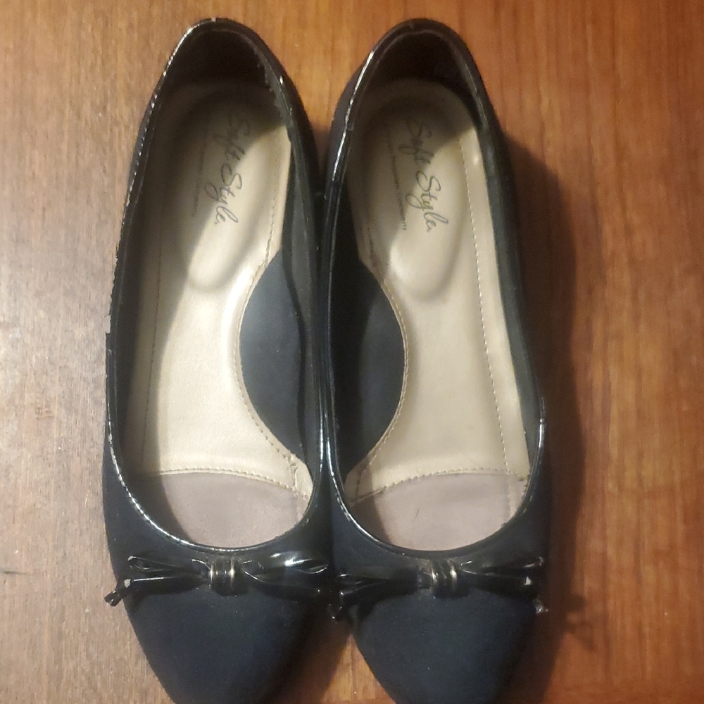 Soft Style Elegant Black Ballet Flats